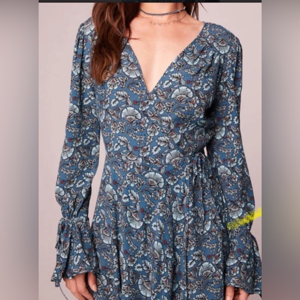Band of the free foe jade wrap dress high low in length. New with tags - Picture 2 of 9